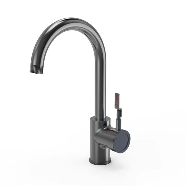 Flode kraft Solo | Industrial Style Single Lever 3 in 1 Instant Boiling Tap | Gun Metal Finish