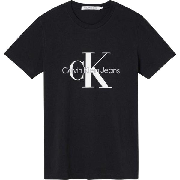 Calvin Klein Mens Monogram T-Shirt - Black - 