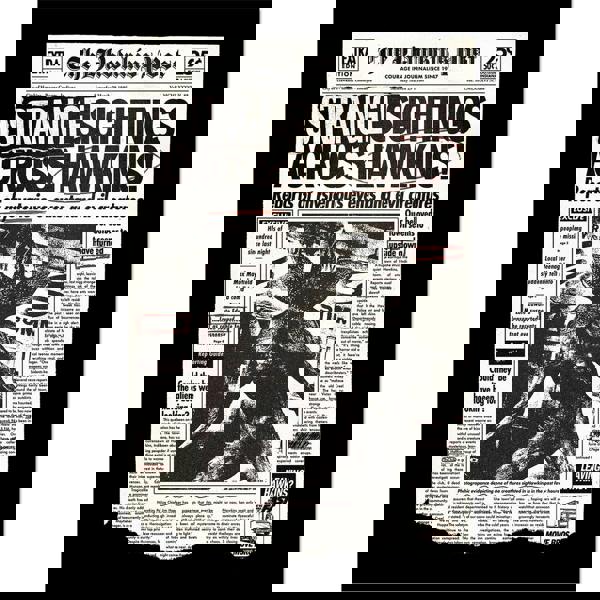 Stranger Things Strange Sightings Across Hawkins Framed Poster - Black/White - 