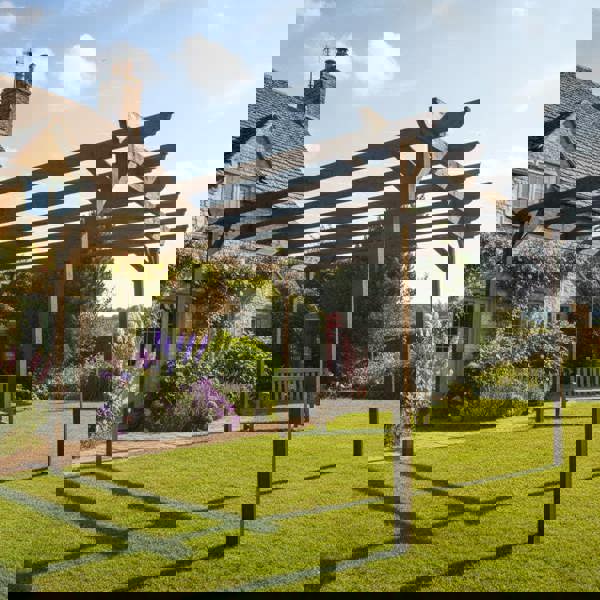 Arbor Garden Solutions Corbel Wooden Garden Pergola Kit