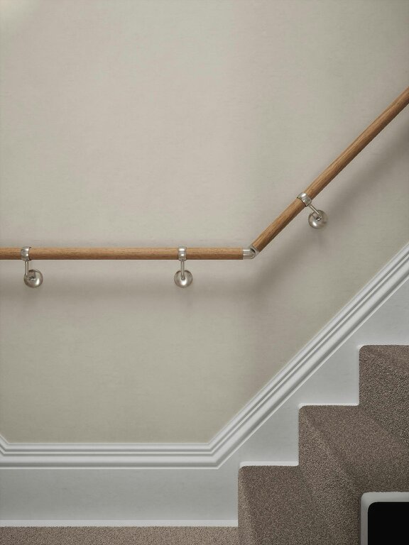Handrails Direct Stoneleigh Red Oak T-Shape Handrail