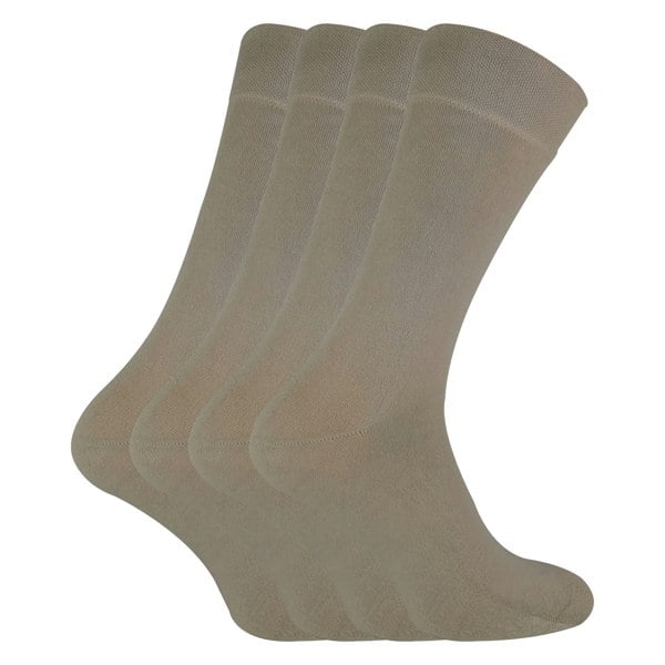 Sock Snob 4 Pack Unisex Luxury Bamboo Crew Dress Socks