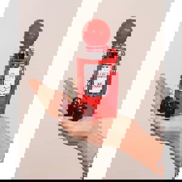 Sapil Cheeky Cherry Oud 100ml Eau de Parfum in hand