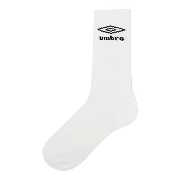 Umbro Mens Logo Crew Socks (Pack of 3) - White - 