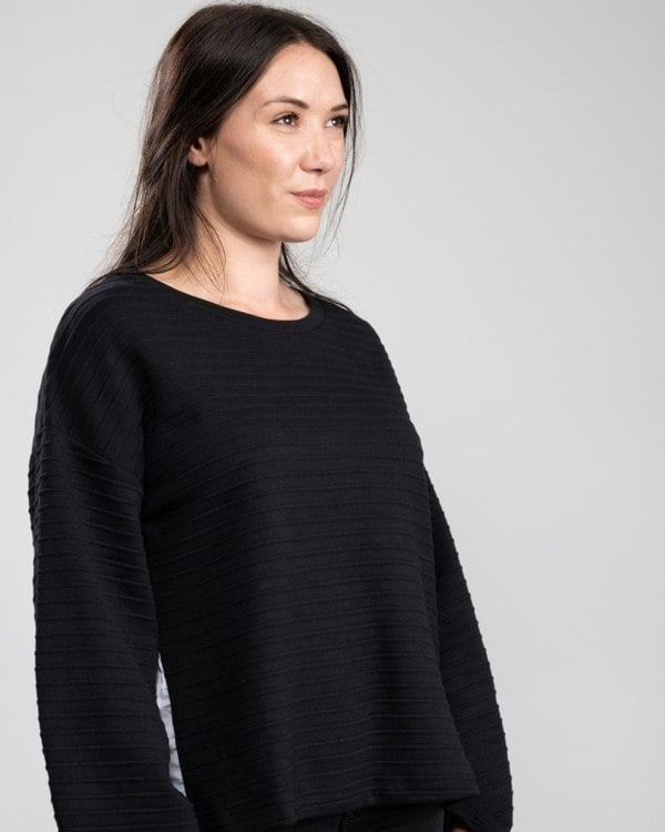 French Connection Fredia Jersey Scoop Womens Pleat Back