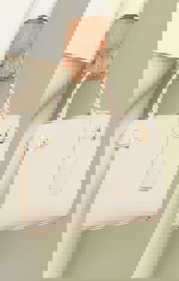 Alie Street London Derby Handbag (Nude Blush)