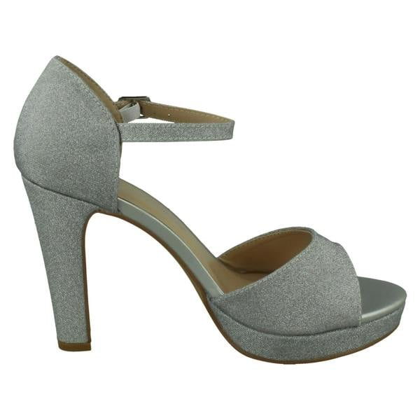 Anne Michelle Ladies Anne Michelle High Heel Platform Mule Sandal F12047