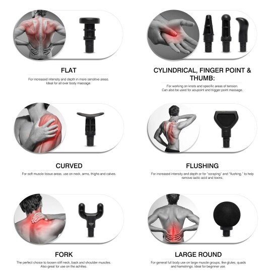 Bodi-Tek SPORTS PERCUSSION MASSAGE GUN WITH LATERAL ACTION BELT