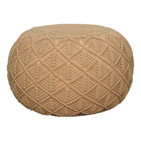 Artisan Furniture Ansley Beige Pouffe