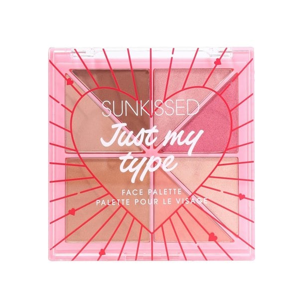 Sunkissed Just My Type Face Palette - Bronzer, Blusher, Highlighter, Eyeshadow
