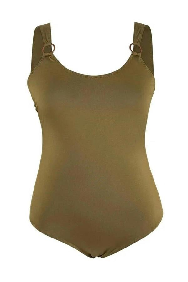 WOVCOR Plus Size Swimsuit with Accessories