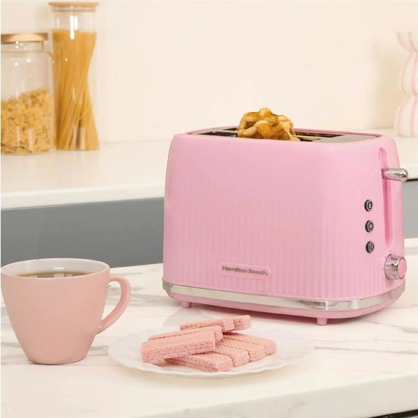 Hamilton Beach Miami 2 Slice Toaster Flamingo Pink