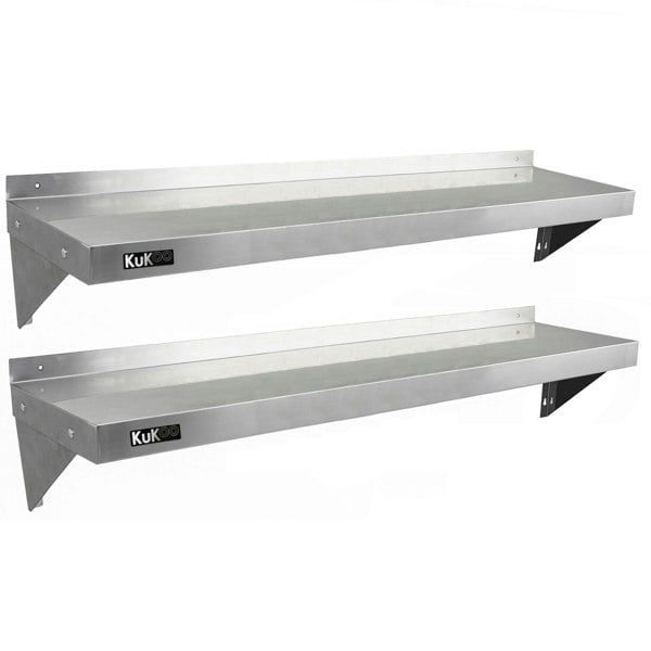 Kukoo 2 x KuKoo Stainless Steel Shelves 1400mm x 300mm