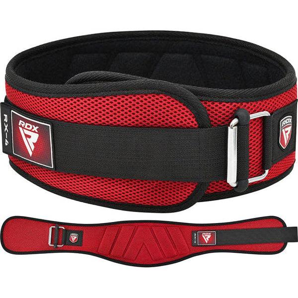 RDX Sports WEIGHT LIFTING BELT EVA CURVE RX4 RED