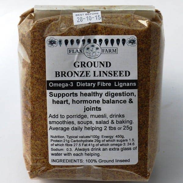Ground bronze flaxseed instructions
