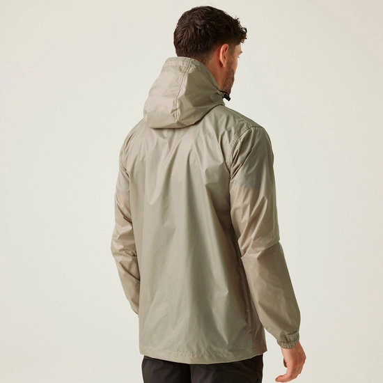 Regatta Mens Pack It III Waterproof Jacket - Golden Sand