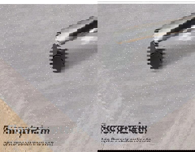 Marlow Office Chair Mat Hard Floor for Carpet Protector PVC Non Slip 120x90cm