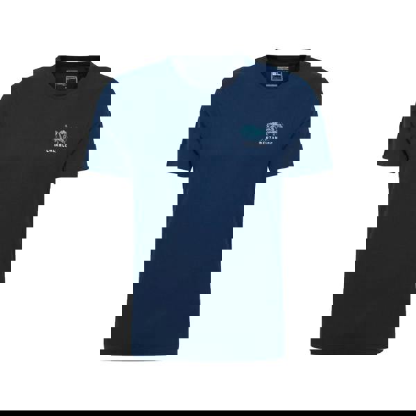 Mountain Warehouse Mens Penzance Printed Organic T-Shirt - Navy - 