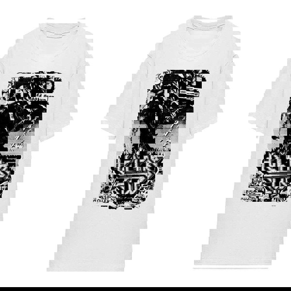 Stranger Things Womens Hellfire Club Poster T-Shirt - White