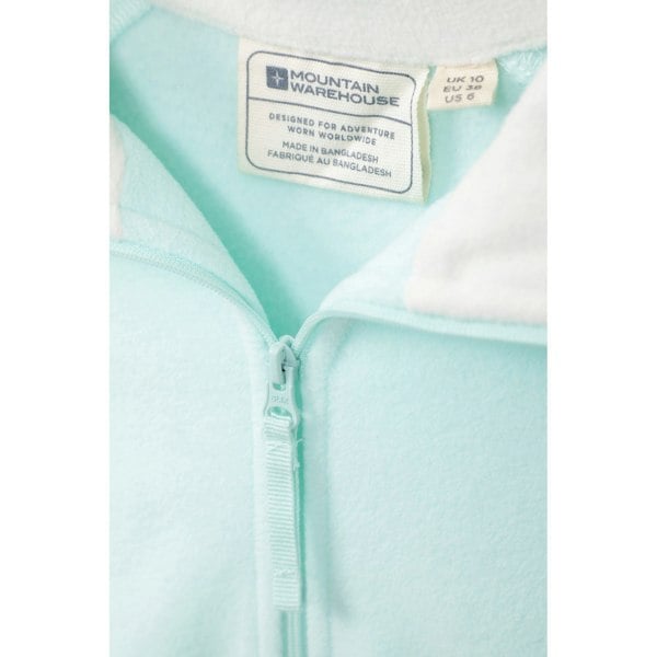 Mountain Warehouse Women's Montana Half Zip Fleece Top - Mint