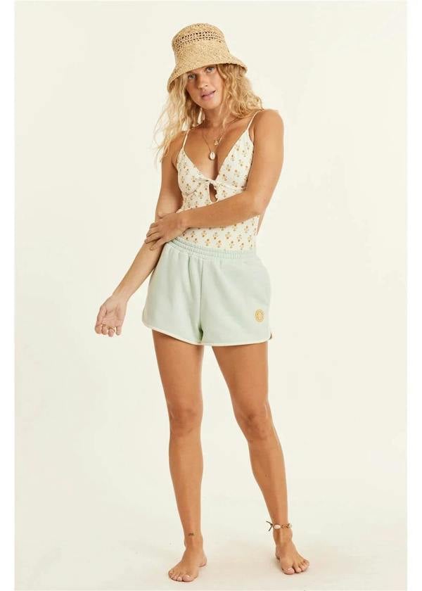 Sisstrevolution Nani Fleece Short ladies shorts Sisstrevolution Sea Mint S