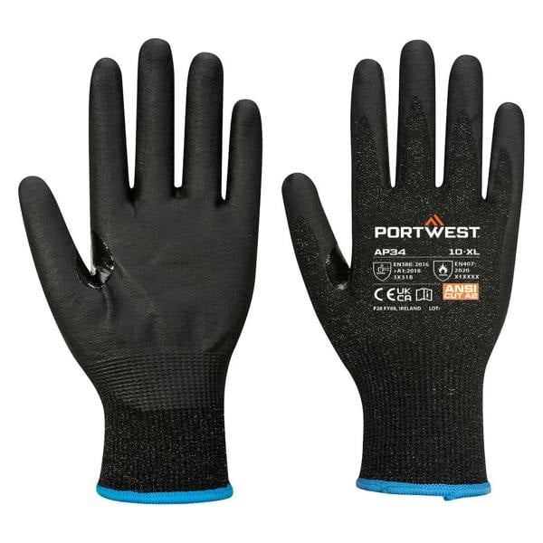 LR15 Nitrile Foam Touchscreen Glove (Pk12) Portwest