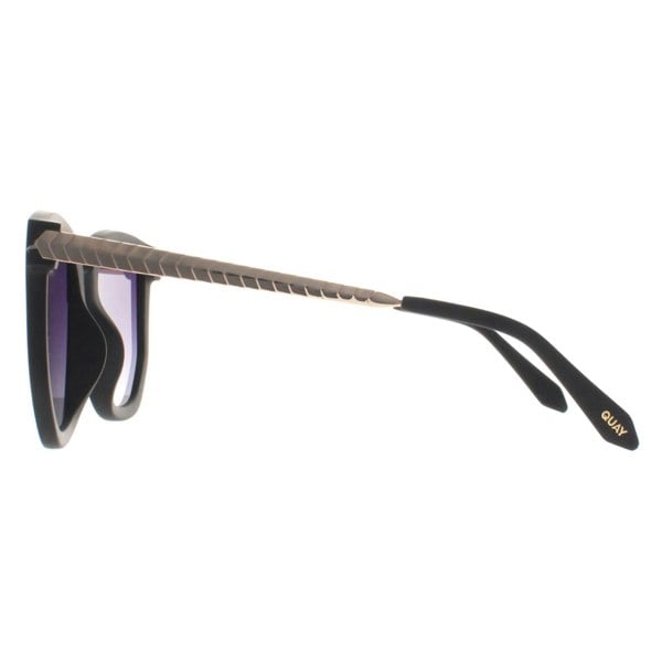 Quay Sunglasses Coffee Run BLK Black Smoke Polarized