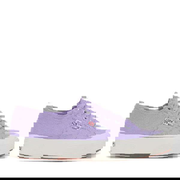 Superga 2750 Cotu Classic Vegan Women's Trainers - Violet Lilla / Avorio