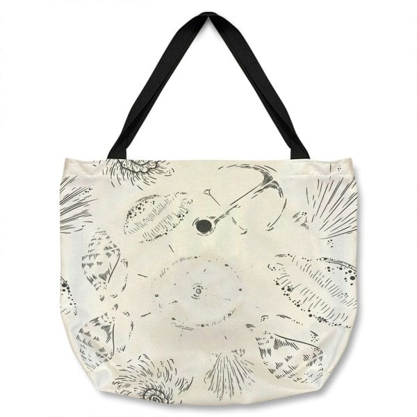 Benjamin Tate Design Drawn Nautical Elements Tote bag