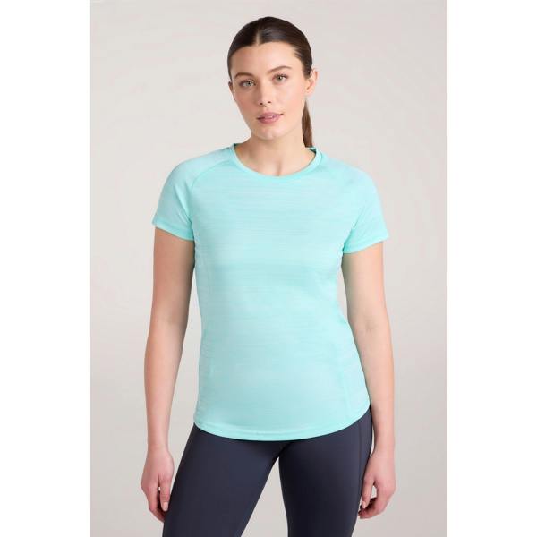 Mountain Warehouse Womens/Ladies Endurance Striped T-Shirt - Mint - 