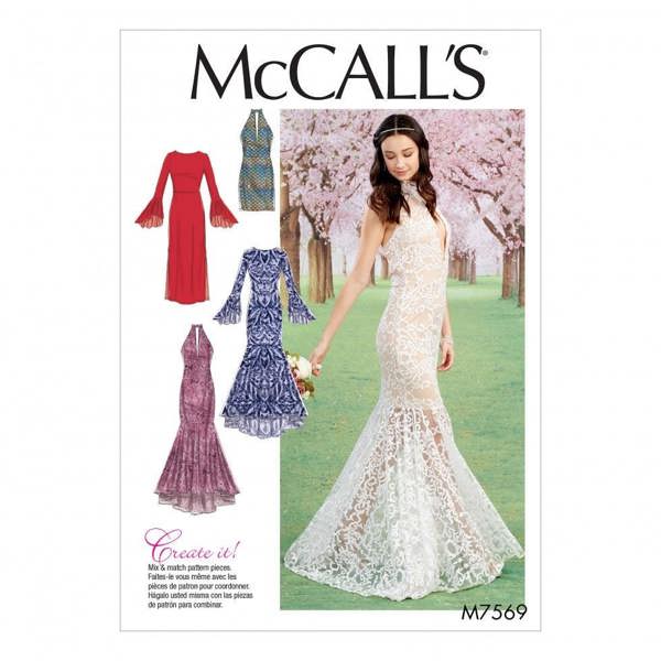 McCalls 7569 Paper Sewing Pattern – Women's Dress, Intermediate