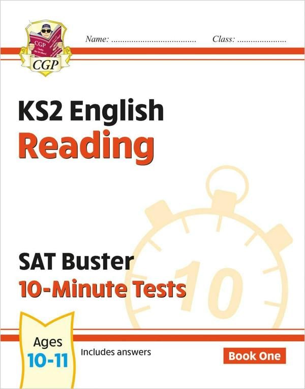 CGP KS2 Year 6 SAT Buster 10-Minute Tests Bundle – Ages 10-11 (English Grammar Punctuation & Spelling, English Reading, Maths, Maths Problem Solving)
