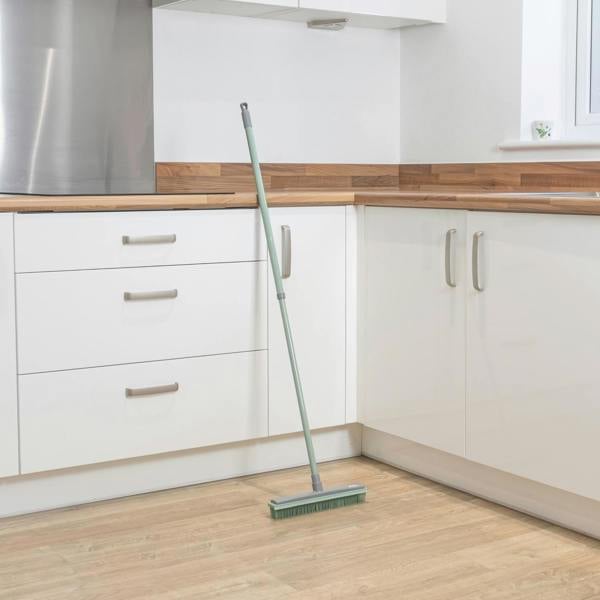 JVL Rubber Broom - Green