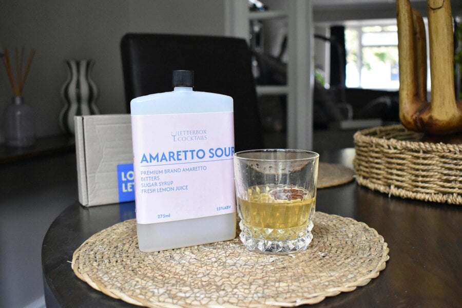Letterbox Cocktails Amaretto Sour Cocktail – Premium Letterbox Cocktail Gift (100ml)