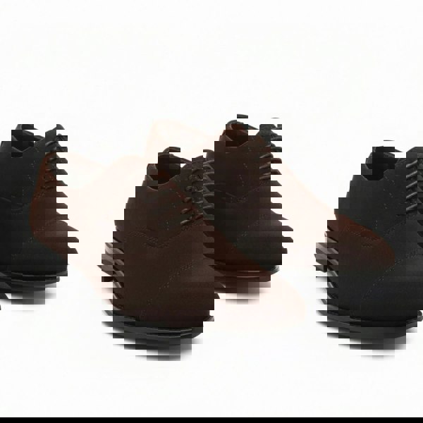 Dolcetto Men's Faux Suede Lace-Up Oxford Shoes