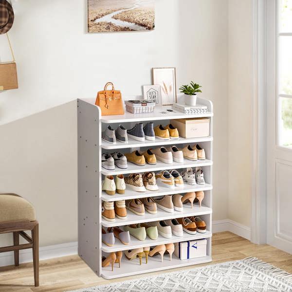 Living and Home 7-Tier Shoe Rack Shoe Cabinet for Entryway