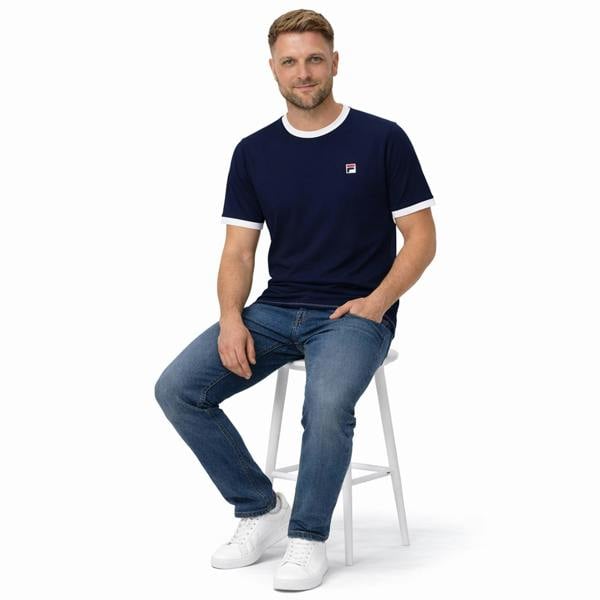 Fila Marconi T-Shirt Fila Navy/White