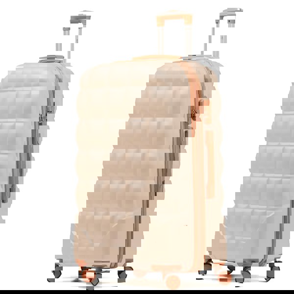 Flight Knight Large 29" Check-in Hard Case Bubble Design Suitcase- 8 Spinner Wheels