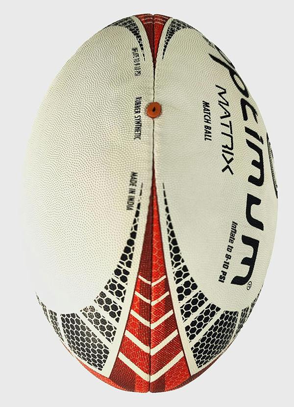 Matrix Match Quality Rugby Ball – Size 5 Grip & Flight - Optimum