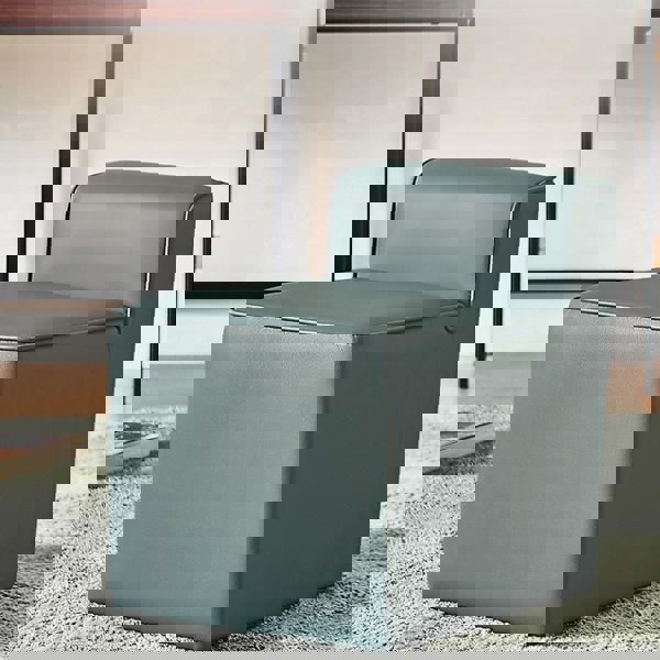 Clay Footstool, Leather-Weilai Concept-Weilai Concept