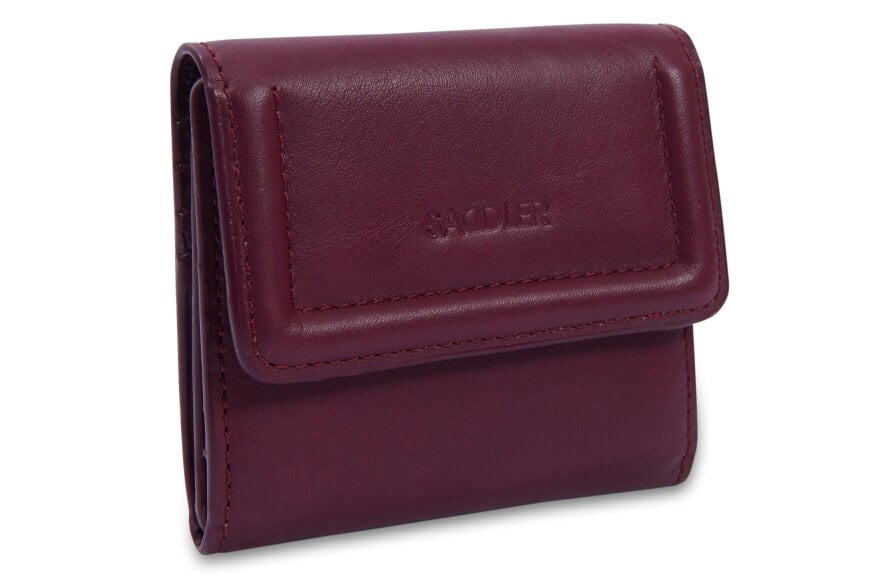 SADDLER "Edith" RFID Trifold Real Leather Card Case (Gift Boxed)