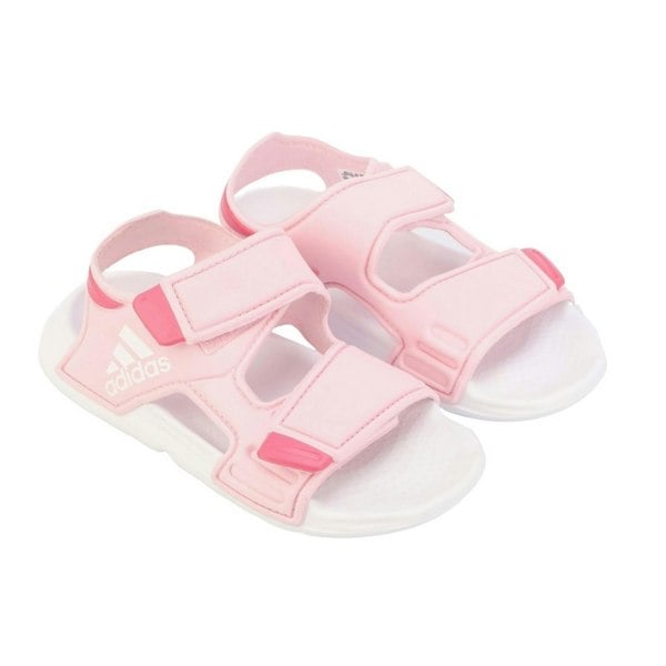 Adidas Childrens/Kids Altaswim Sandals - Pink/White