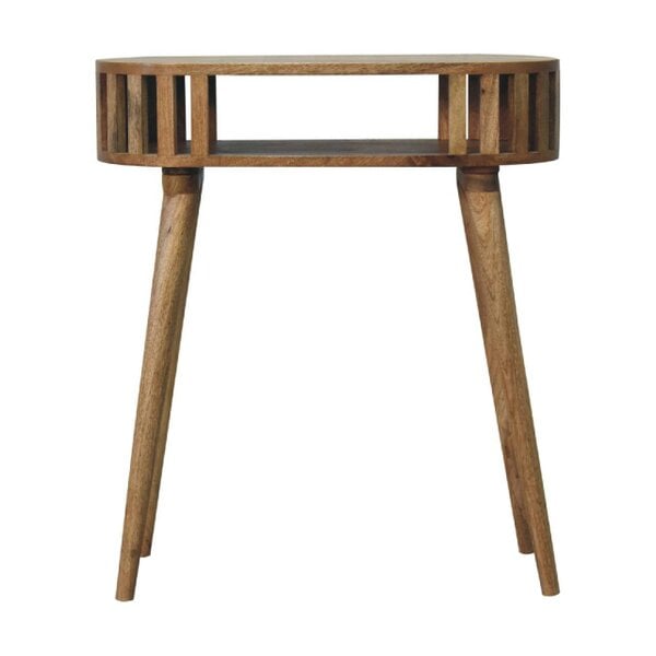 Wyld Haus Kailua Slated Mango Wood Open Console Table