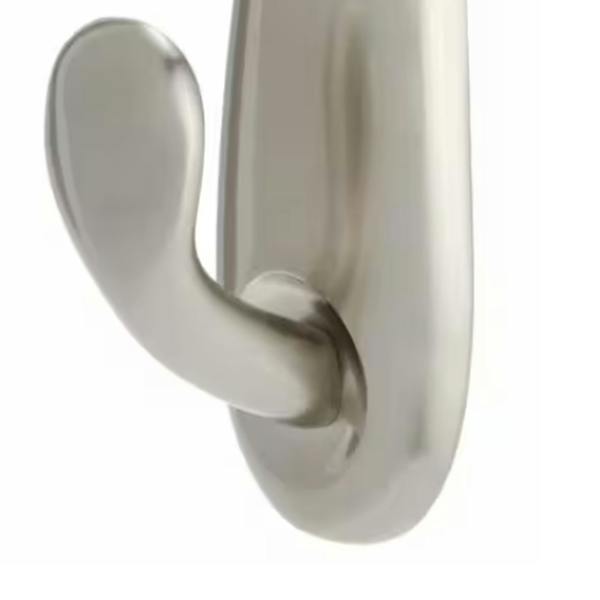 Command FC12-BN Medium Metal Hook Brushed Nickel 1.3kg - One Colour - 