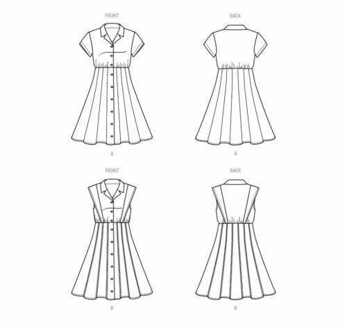 Know Me Sewing Pattern 2031, Dresses for Women, Y5 (18-20-22-24-26) - Intermediate
