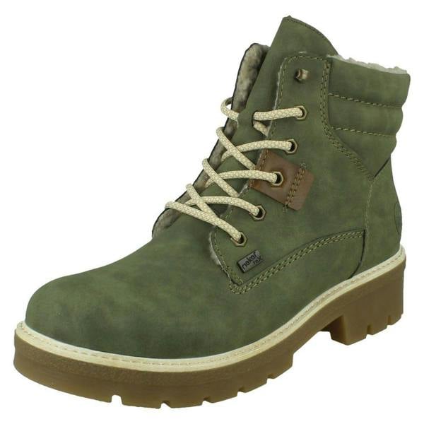 Rieker Ladies Rieker-Tex Faux Fur Lined Ankle Boots Y8120