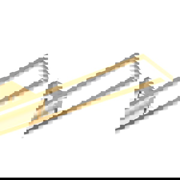 Brushed Gold LED Ceiling Strip Light Fitting - Ideal for Kitchens Image 4