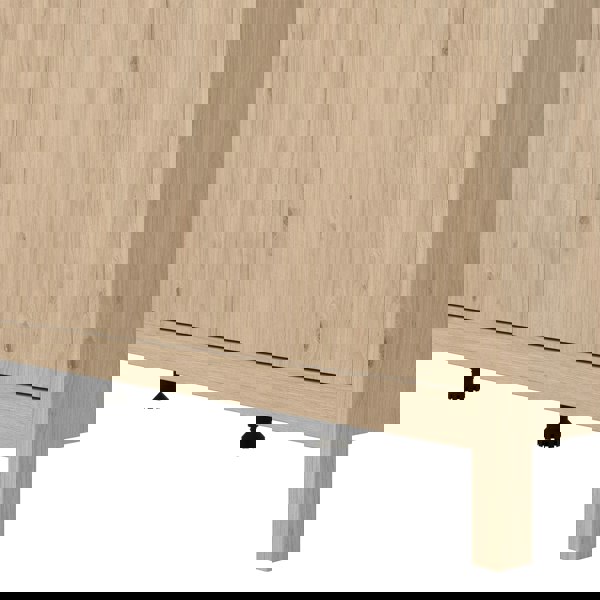 Furniture To Go Barcelona Wardrobe with 3 Doors in Jackson Hickory Oak