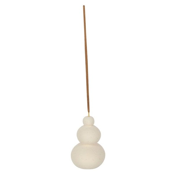 Serano Cream Speckle Balancing Stones Incense Stick Holder