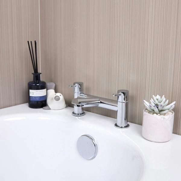 Flode Runn | Bath Filler | Chrome